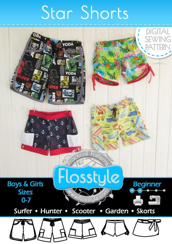 Star Shorts Pattern