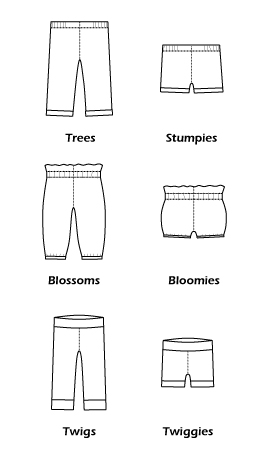 Sprouts Pants and Shorts Pattern